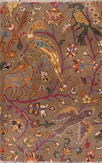 Animals Design Ziegler Oriental Foyer Rug 2x3