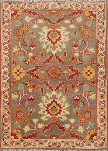 Handmade Kazak Oriental Foyer Rug 2x3