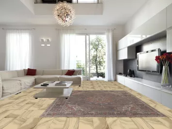 Vintage Tabriz Persian Area Rug 10x13