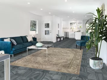 Handmade Distressed Tabriz Persian Area Rug 6x9