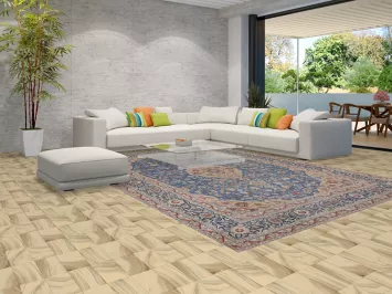 Handmade Blue Floral Tabriz Persian Area Rug 9x13