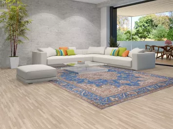 Handmade Blue Tabriz Persian Area Rug 10x13