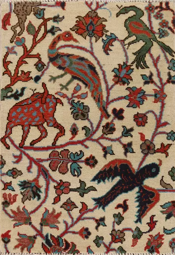 Animals Design Ziegler Wool Foyer Rug 2x3