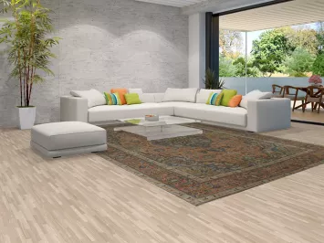 Wool Distressed Tabriz Persian Area Rug 10x13