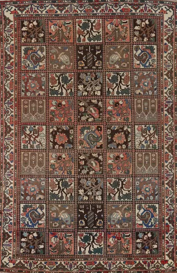 Garden Design Bakhtiari Persian Area Rug 6x10
