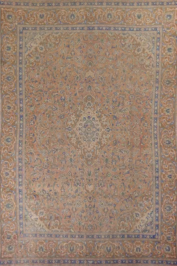 Traditional Mashad Persian Area Rug 9x12