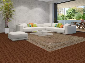 Handmade Floral Mashad Persian Area Rug 9x12