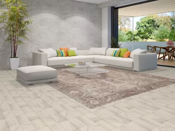 Distressed Wool Tabriz Persian Area Rug 10x12