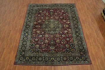 Traditional Mashad Persian Area Rug 10x13