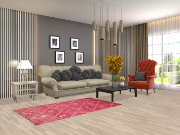 Trellis Plush Moroccan Handmade Foyer Rug 3x6