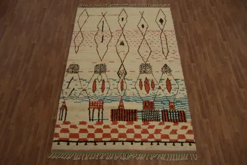 Artistic Comfort Geometric Plush Moroccan Area Rug 6x10