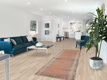 Distressed Wool Botemir Persian Runner Rug 3x10