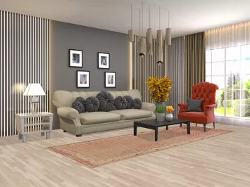 Vintage Wool Geometric Botemir Persian Runner Rug 4x10