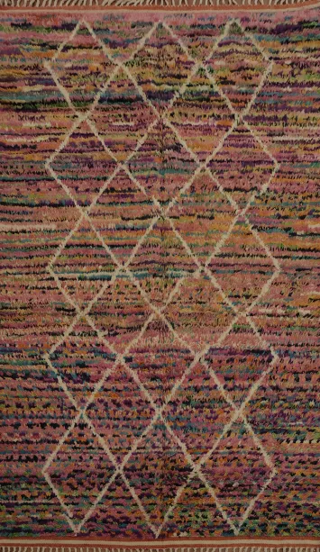 Trellis Plush Moroccan Oriental Area Rug 6x10