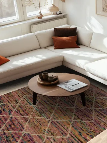 Trellis Plush Moroccan Oriental Area Rug 6x10