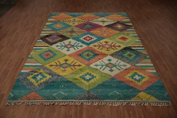 All-Over Trellis Moroccan Oriental Area Rug 9x12