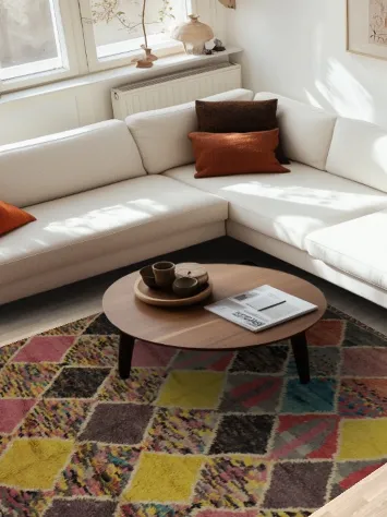 All-Over Trellis Plush Moroccan Area Rug 6x10