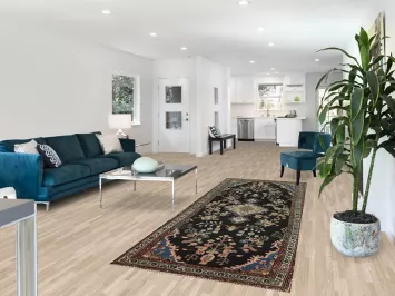 Dark Blue Hamedan Persian Runner Rug 4x10