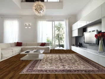 Vegetable Dye Floral Kashmar Persian Large Rug 11x16