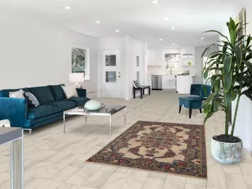 Vegetable Dye Handmade Floral Kerman Persian Rug 4x7