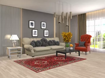 Handmade Floral Lilian Persian Rug 5x7