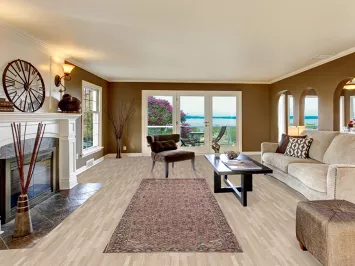 All-Over Pink Hamedan Persian Runner Rug 4x11