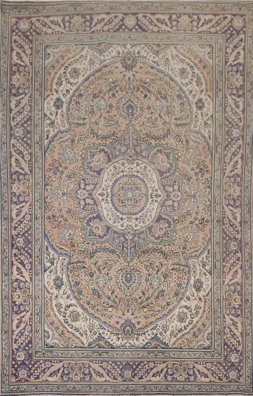 Handmade Wool Tabriz Persian Area Rug 7x10