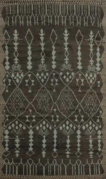 Sophisticated Handcrafted Moroccan Area Rug 8x13 for Stylish Interiors