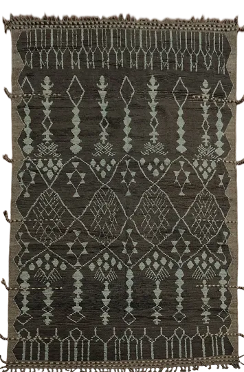 Sophisticated Handcrafted Moroccan Area Rug 8x13 for Stylish Interiors