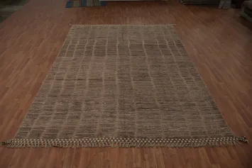 Refined Moroccan Large Area Rug 9x13 with a Touch of Sophistication