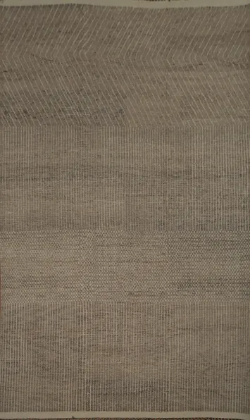 Unique Textured Moroccan Large Rug 12x19 for Contemporary Room Ambiance