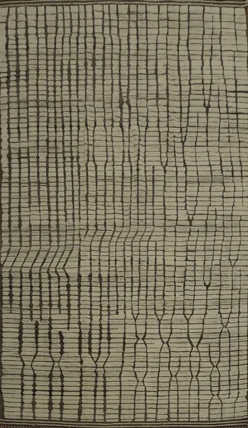 Stylish Wool Contemporary Handmade Moroccan Large Rug 12x19