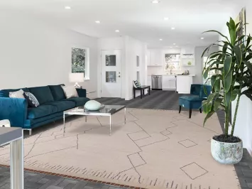 Earth Tone Wool Moroccan Handmade Area Rug 9x13