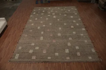 Handmade Wool Moroccan Large Modern Rug 12x18