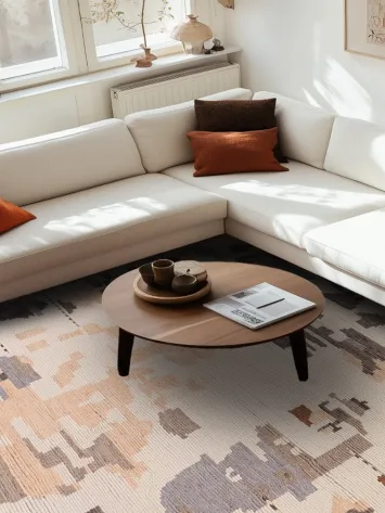 Handmade Modern Moroccan Abstract Area Rug 9x13