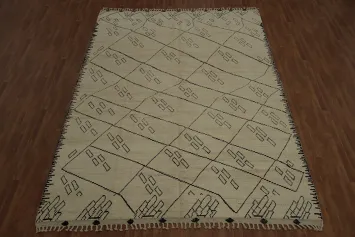 Elegant Geometric Moroccan Area Rug 9x12 for Chic Interiors