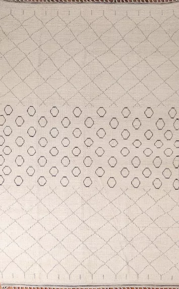 All-Over Trellis Moroccan Modern Area Rug 7x11