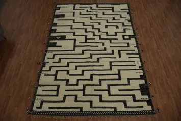 Handmade Geometric Moroccan Large Rug 10x15