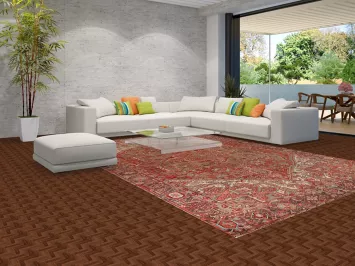 Handmade Wool Heriz Persian Area Rug 9x13