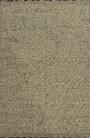 All-Over Handmade Moroccan Abstract Area Rug 8x10