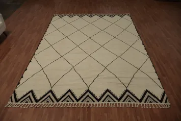 Stylish Geometric Moroccan Area Rug 9x12 for Modern Living Spaces