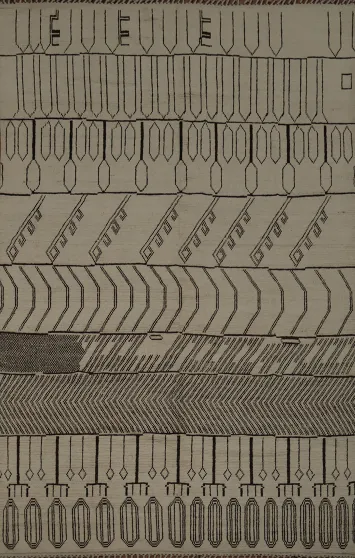 All-Over Abstract Moroccan Handmade Large Rug 10x14