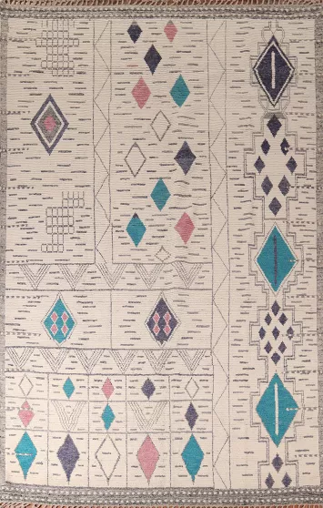 All-Over Geometric Moroccan Oriental Area Rug 9x13