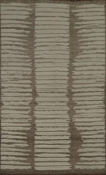 Handmade Wool Moroccan Large Abstract Rug 10x15