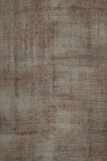 Distressed Look Abstract Area Rug 8x10 in Earthy Tones for Warmth