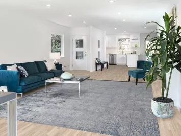 All-Over Geometric Abstract Indian Area Rug 8x11