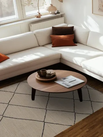 Trellis Wool Moroccan Oriental Area Rug 6x8