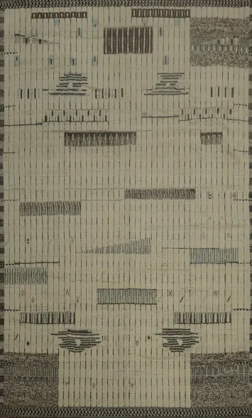 Minimalist Moroccan Large Rug 12x16 Perfect for Sophisticated Decor