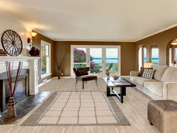 All-Over Handmade Moroccan Modern Area Rug 6x10