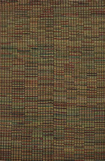 Striped Multicolor Moroccan Oriental Area Rug 9x13